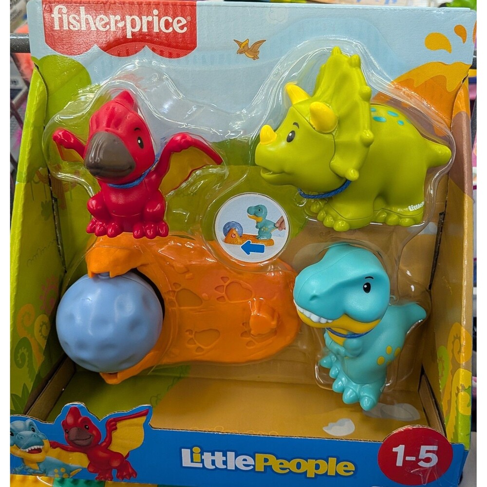 Fisher-Price Little People - Friendly Dinosaur Figures Pack